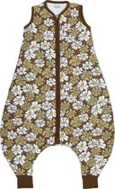 Meyco Vintage Flower baby winter slaapoverall Jumper - Taupe - 104cm