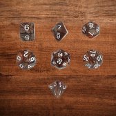 Dobbelsteen setje - PolyDice Brown dobbelstenen voor o.a. Dungeons & Dragons