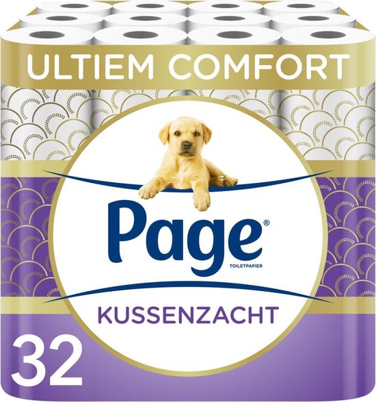 Page toiletpapier - Kussenzacht wc papier - 3-laags - voordeelverpakking - 32 rollen