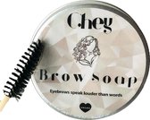 Chey Haircare | Brow Soap [30 ML!!] 100% Natuurlijk + Hout borsteltje - Vegan  - Brow Gel - Brow Wax - Wenkbrauw gel - Styling