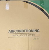 Airco aansluitset 5 meter 1/4 3/8 Compleet