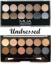 MUA 12 Shade Oogschaduw Palette - Undressed (doosje met krasjes)