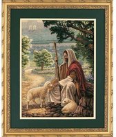 borduurpakket 3867 goede herder (collectors item!)