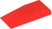 Stelwig kunststof rood 40x23mm (500)