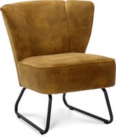 Icon Living - Fauteuil Liverpool - Velvet Gold