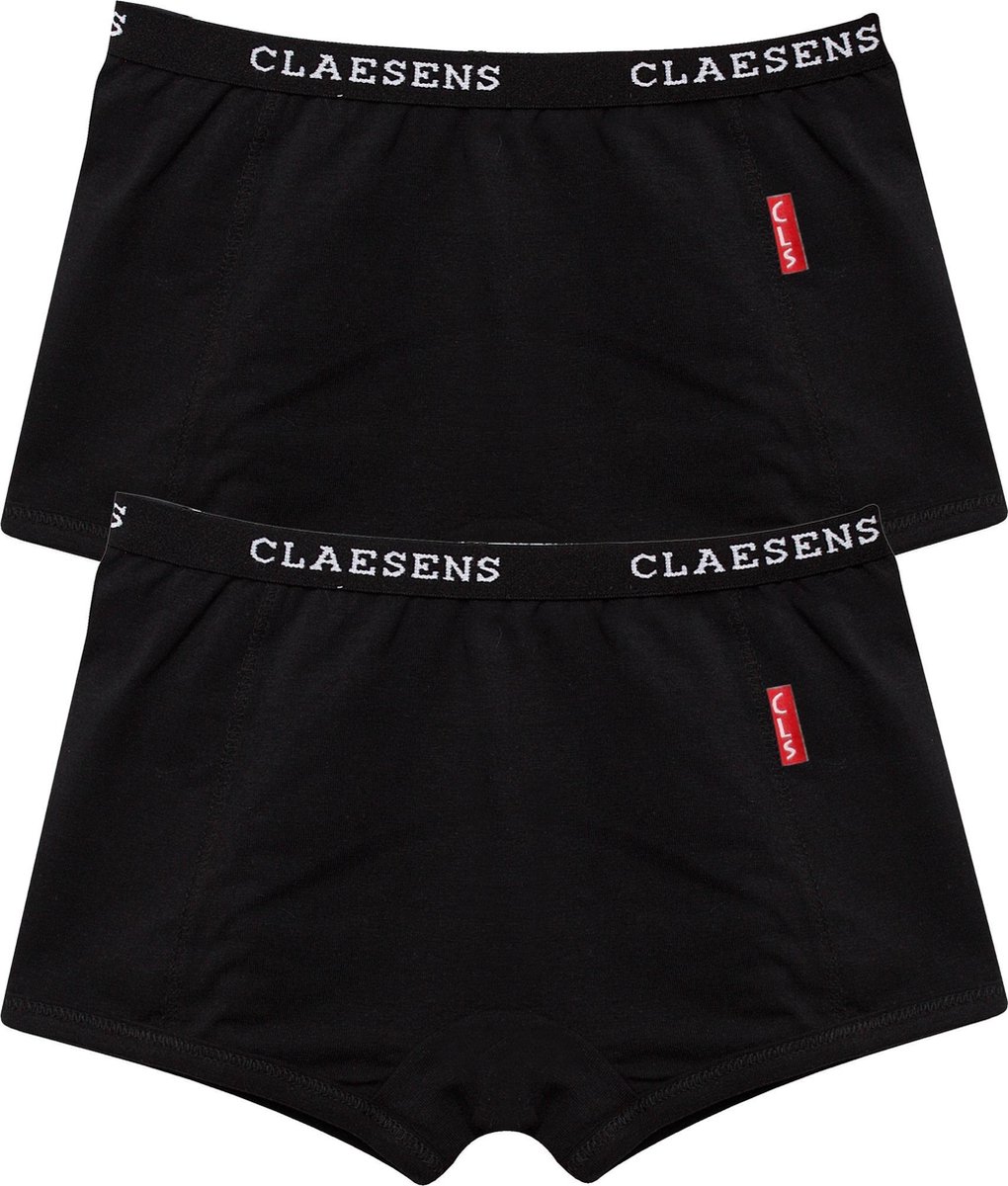 Claesen's® - Meisjes Boxershort 2-Pack ZwartCL 733-Black-10