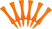 Masters Golf golfteeset Graduated 7 cm oranje 40 stuks - Gebruikte Golfballen