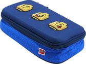 Lego Faces Blue Pen case box blauw