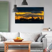 Serie Rotterdam - Foto 8 | "De Waalhaven vanaf HNY" | Rene Schuite | 150 x 100cm | Foto op dibond mat | Blind ophangsysteem