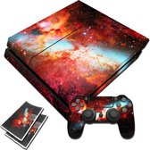 Playstation 4 console skin Galaxy + 2 controller stickers - Foxx Decals
