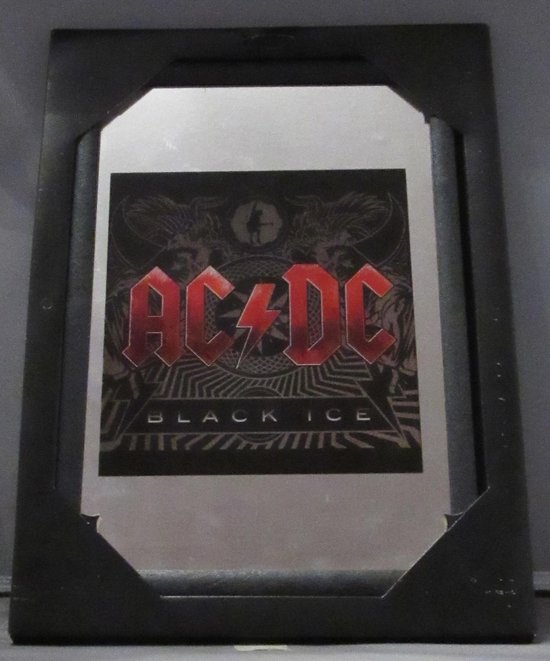 miroir AC/ DC Black Ice 22cm x 32cm