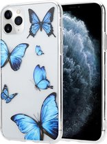 ShieldCase Give Me Butterflies geschikt voor Apple iPhone 12 / 12 Pro - 6.1 inch hoesje  + glazen Screen Protector