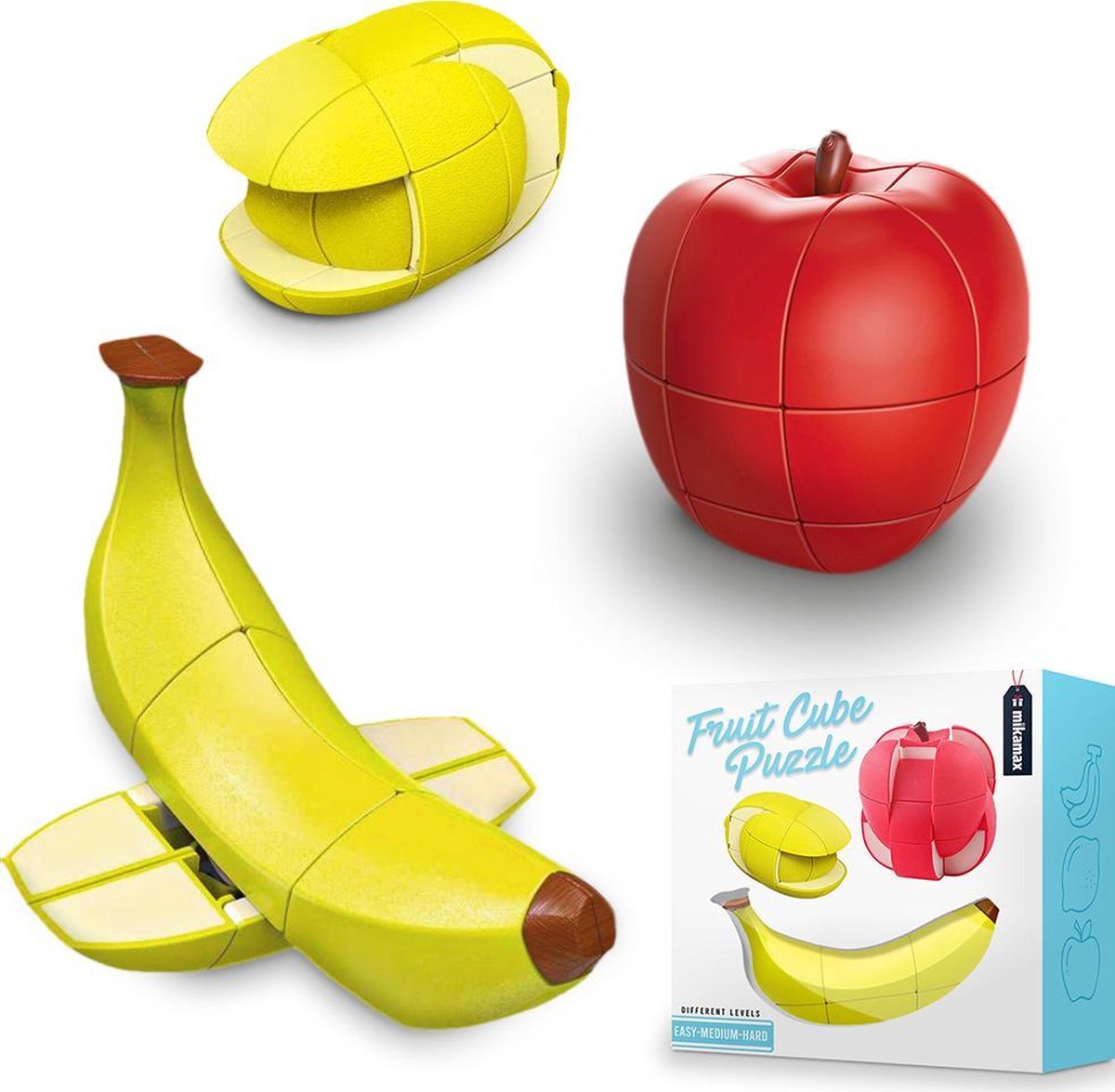 MikaMax Fruit Cubes - Breinbrekers - Speedcube - Puzzel - Kubus