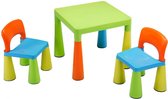 Multi-gekleurde tafels en stoelen voor kinderen (SM004UN)