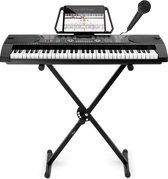 Áengus keyboard 61 toetsen, Piano met Standaard en Microfoon - A289