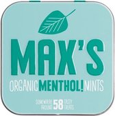 Max s Organic Mints | Menthol | 8 x 35 gram