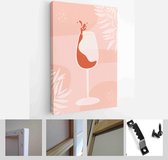 Abstract still life in pastel colors posters. Collection of contemporary art - Modern Art Canvas - Vertical - 1723909417 - 80*60 Vertical