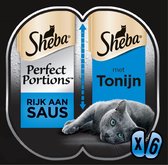 Sheba Perfect Portions Tonijn in Saus 3 x 2 stuks