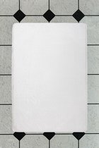 Nerge.be | Badmatten | Plush White – 80x120 cm | Badkamerkleden en Matten Set | Badmatten voor Bad Antislip | Badkamermatten | Antislip Badmatten voor Bad. Antislip Douchematten |