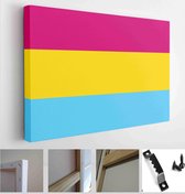 Sexual identity pride flags set, LGBT symbols. Flag gender sexe gay, transgender, bisexual, lesbian and others - Modern Art Canvas - Horizontal - 1681461886 - 50*40 Horizontal