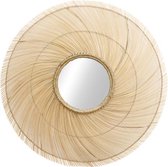Wandspiegel - Spiegel Rond - Spiegel - Bamboe - 120 cm