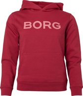 Björn Borg Logo Hoodie  - Trui - Sweater - Met Capuchon - Dames - Maat XS - Rood