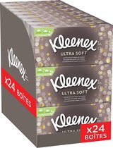 Kleenex - Ultra Doux - Mega Discount Box - 24 paquets de 72 Mouchoirs