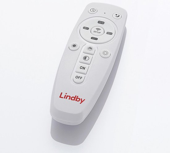 Lindby - LED paneel - CCT - 1licht - kunststof, aluminium - H: 7.3 cm - wit, zilver - Inclusief lichtbron