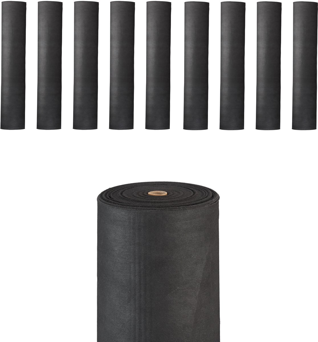10 x worteldoek - onkruiddoek - gronddoek 150g/m² - anti-onkruiddoek zwart