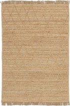 Vloerkleed - boho ibiza - jute - 160x230 cm - bruin