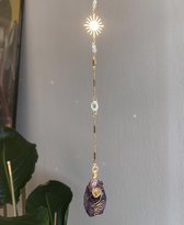 Handgemaakte Kristal Suncatcher Amethist - Amethyst - Edelsteen Zonnevanger - Kerst cadeau - Huisdecoratie Raamhanger - Crystal