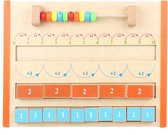 ZaciaToys Rekenspel - Rekenen - Getallenlijn - Montessori speelgoed - Educatief speelgoed