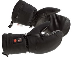 Verwarmde Wanten - Single Heating | Verwarmde Handschoenen | 4.000 mAh | S | Zwart | USB