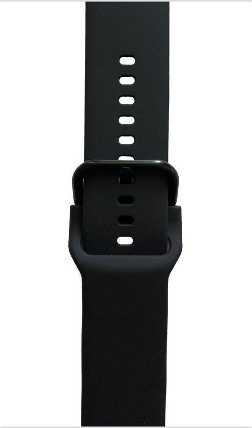 Fluweel Zwartbandje Fitbit Versa small