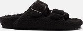 Colors of California Furry pantoffels zwart 278209 - Dames - Maat 39