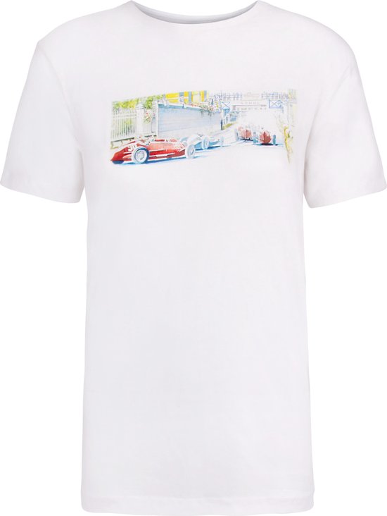 STEUR - DESIGN - t-shirt - heren - wit - 100% katoen - Grand Prix Monaco
