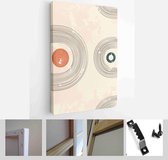 Abstract Illustration in Minimal Style for Wall Decoration Background. Mid century modern minimalist art print - Modern Art Canvas - Vertical - 1874434285 - 80*60 Vertical
