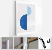 Set of Abstract Hand Painted Illustrations for Postcard, Social Media Banner, Brochure Cover Design or Wall Decoration Background - Modern Art Canvas - Vertical - 1906045969 - 40-3