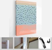 Set of Abstract Hand Painted Illustrations for Postcard, Social Media Banner, Brochure Cover Design or Wall Decoration Background - Modern Art Canvas - Vertical - 1883932840 - 115*