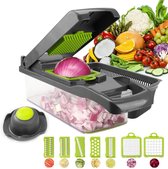 LORIOTH® Multifunctionele Groente & Fruit snijder -  Salade snijder - Groente hakker - Groente Rasp - Groentesnijder - Fruit Snijder - Handmatig - Complete set