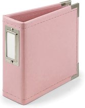 We R Memory Keepers Classic Leather Album - 10.1X10.1Cm Pretty Pink