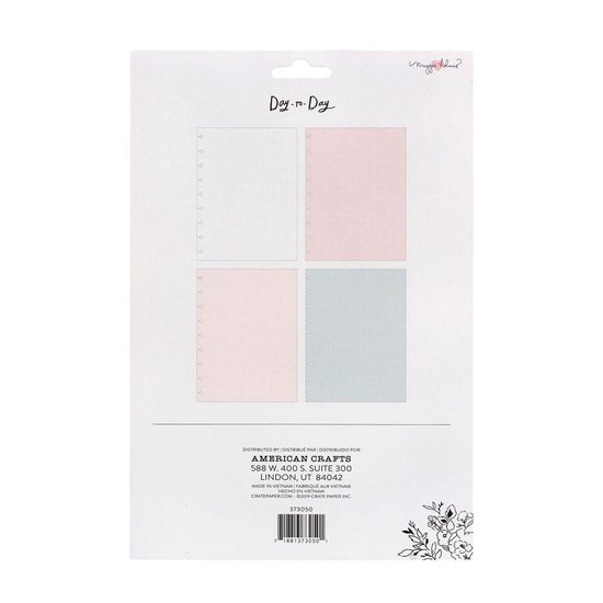 Crate Paper Planner Pagina's - Day-To-Day Disc Planner - Note Pages - 80 stuks