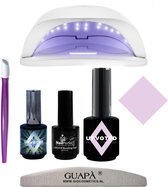 GUAPÀ® GELLAK STARTERSPAKKET | Led Lamp gelnagels | Gellak Set | Pink Gellaç | Gellak Lila | Bathing Suit