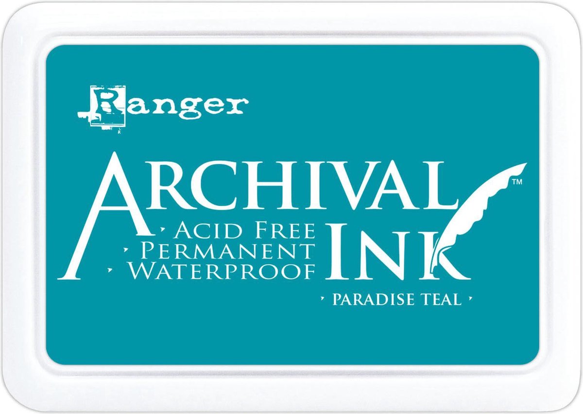 Ranger Archival Ink pad - paradise teal