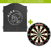 Winmau Blade 6 + Lena Dartbordverlichting Deluxe XL (Blauw)