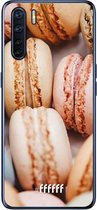 6F hoesje - geschikt voor OPPO A91 -  Transparant TPU Case - Macaron #ffffff