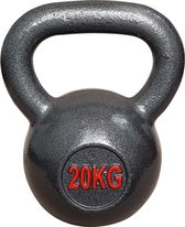 IVOL Kettlebell Gietijzer 20 kg - Cast Iron - Professioneel fitness gewicht Voor Crossfit en Bootcamp - Gietijzeren Kettlebell