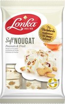 Lonka soft nougat peanuts & fruit 220 gr