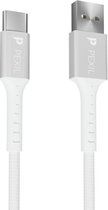 PEXIL USB-C oplaadkabel - 3A - 30CM - Wit