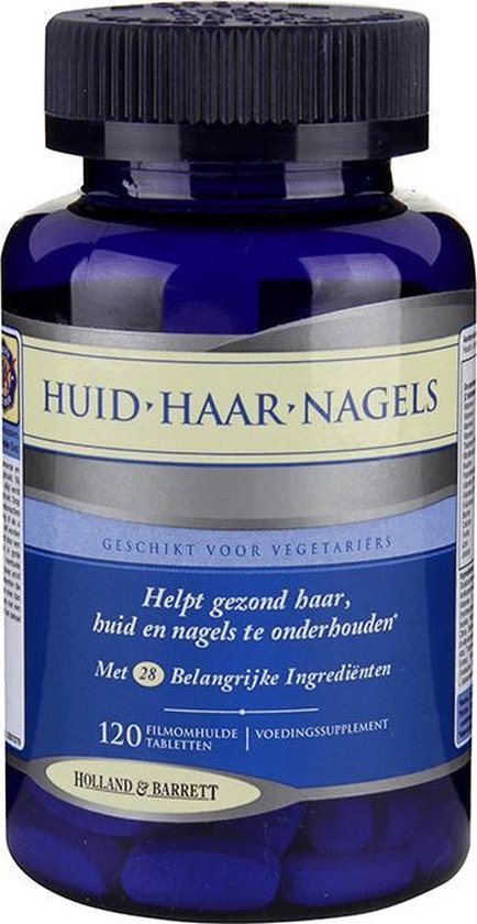 Holland & Barrett - Huid Haar En Nagels - 120 Tabletten - Supplementen |  bol.com